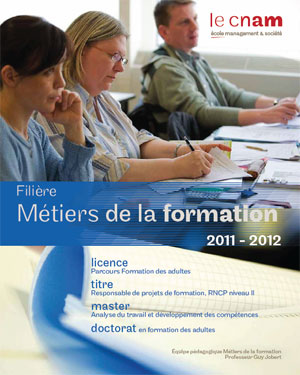 Brochure metier formation