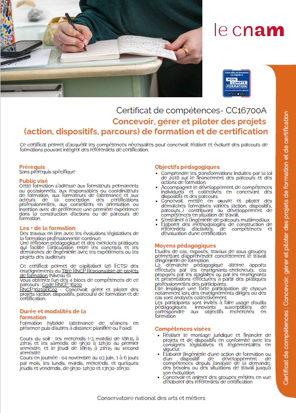 plaquette CC167